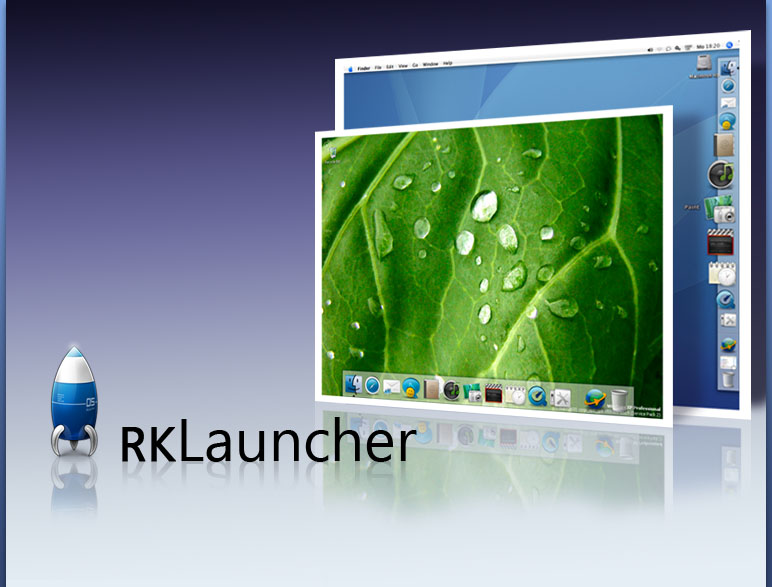 772x587 Rk Launcher Freeware Dock For Windows Similar To Mac Os X