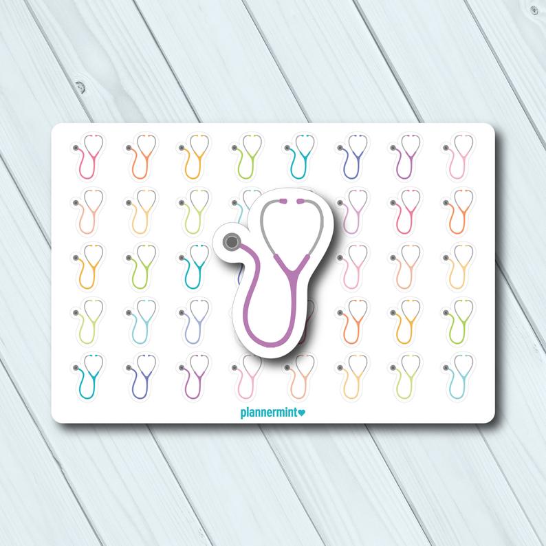794x794 Nurse Stickers Doctor Stickers Planner Stickers Icon Etsy