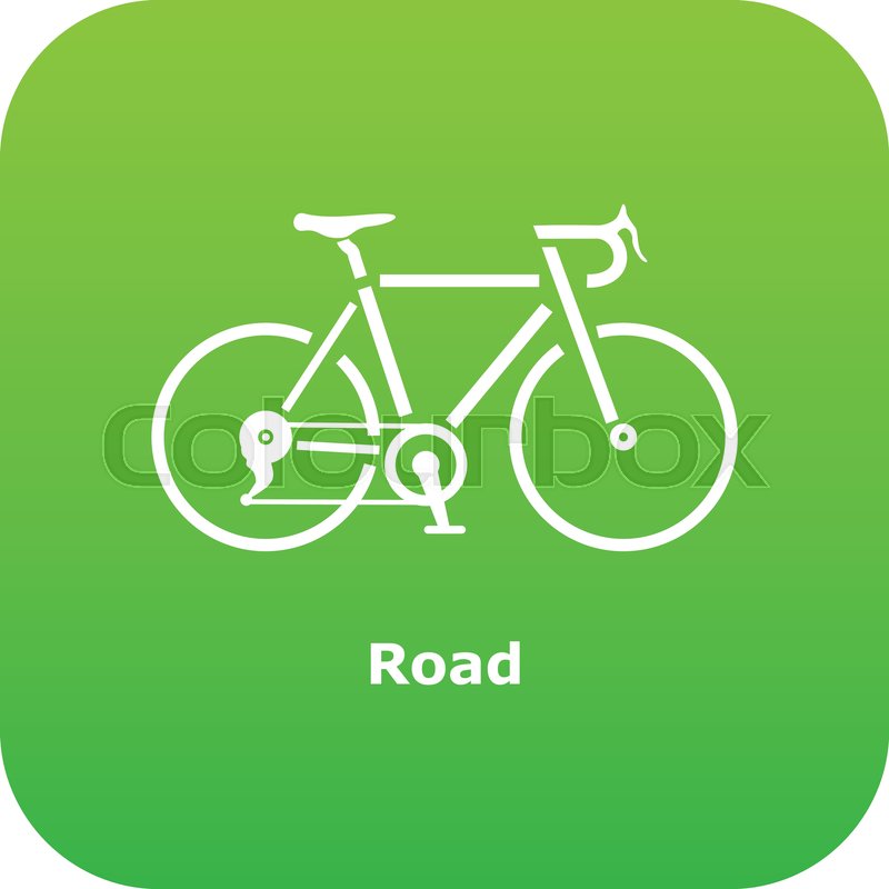 800x800 Road Bike Icon Simple Illustration Of Stock Vector Colourbox