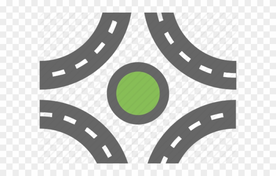 880x560 Highway Clipart Circle Road