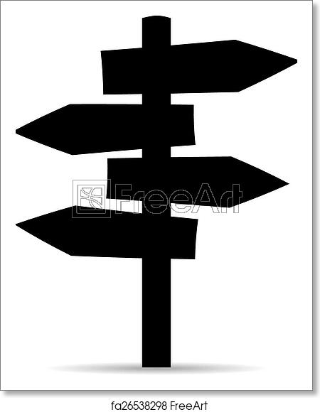 450x580 Free Art Print Of Road Guide Post Icon Road Guide Post Icon