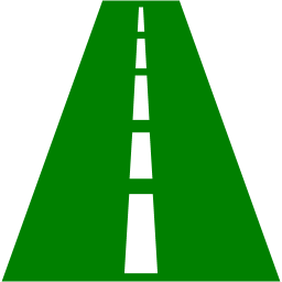 256x256 Green Road Icon