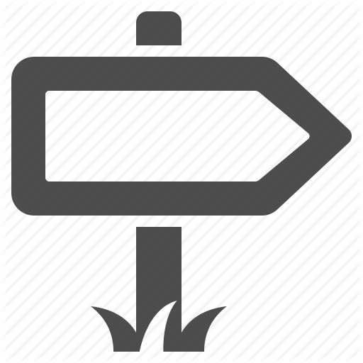 512x512 Road Sign Direction Png