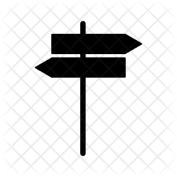 256x256 Road Signs Icon Of Glyph Style