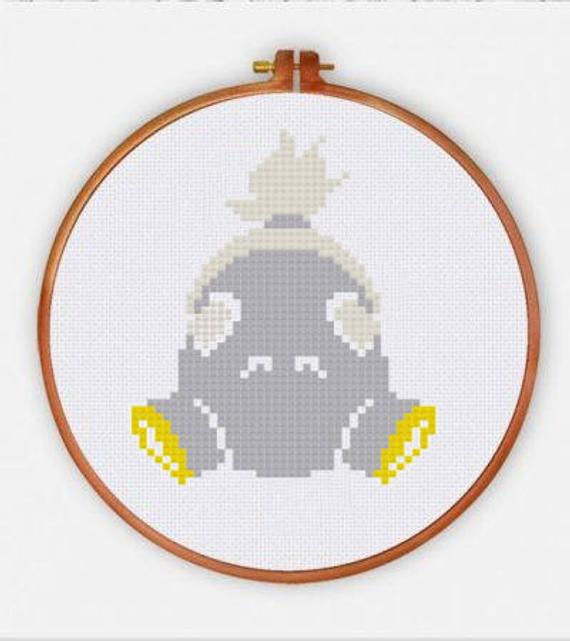 570x641 Pdf Pattern Small Roadhog Icon Cross Stitch Etsy