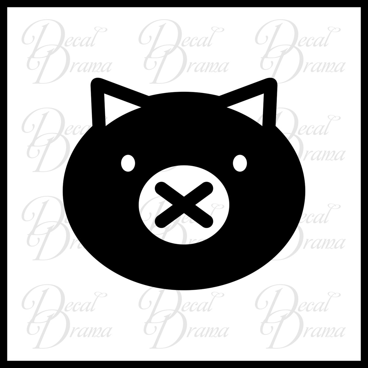 1200x1199 Roadhog Icon, Overwatch Inspired Vinyl Carlaptop Decal Decal Drama