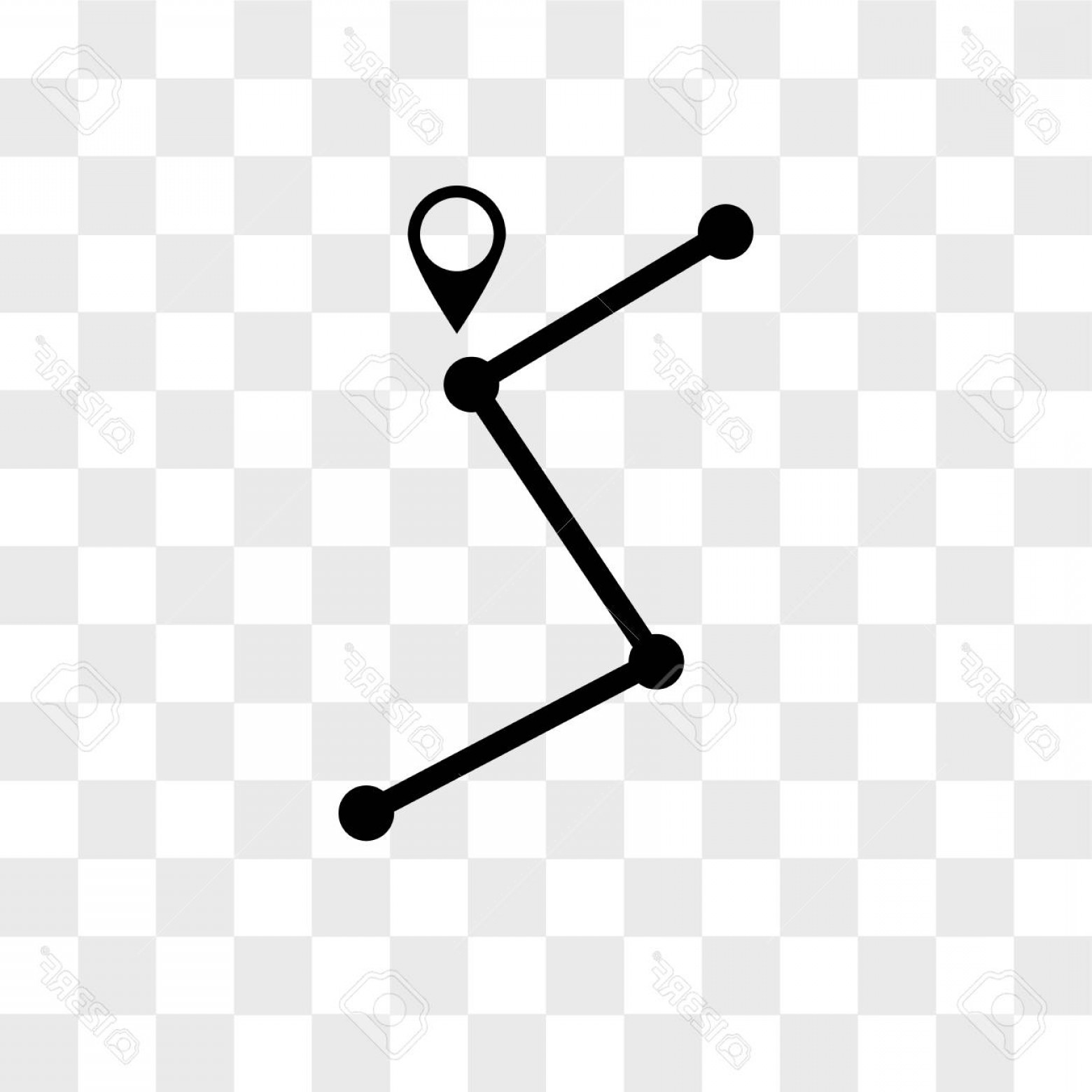 1560x1560 Photostock Vector Roadmap Vector Icon Isolated On Transparent