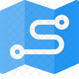 256x256 Roadmap Icon Of Flat Style