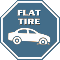 206x206 Roadside Assistance Flat Tire Change Icon