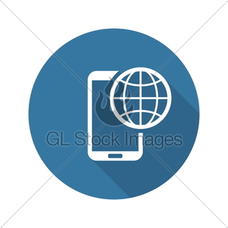 325x325 International Roaming Icon Gl Stock Images