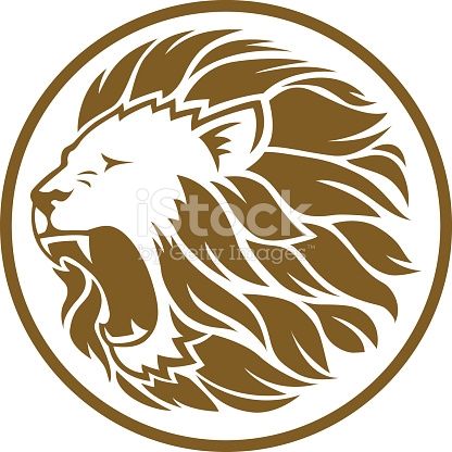 416x416 Lion Head Lion Roar Icon Purity + Peace Free Vector Art
