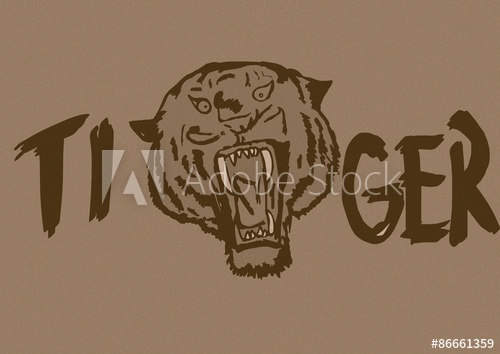 500x354 Tiger Icon Vintage