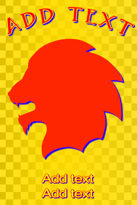 462x693 Red Lion Roar Icon