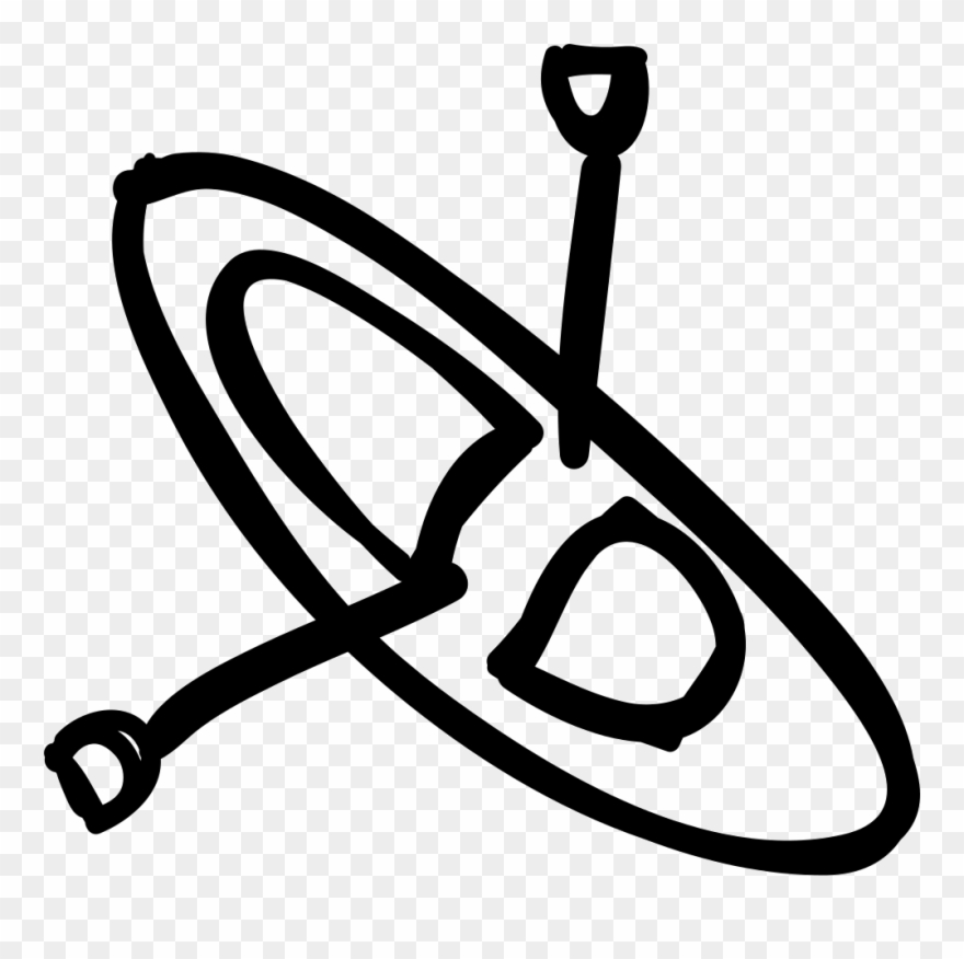 880x876 Kayak Hand Drawn Outline Top View Png Icon Free