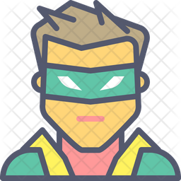 256x256 Robin Hood Icon Of Colored Outline Style