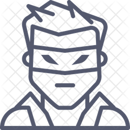 256x256 Robin Hood Icon Of Line Style