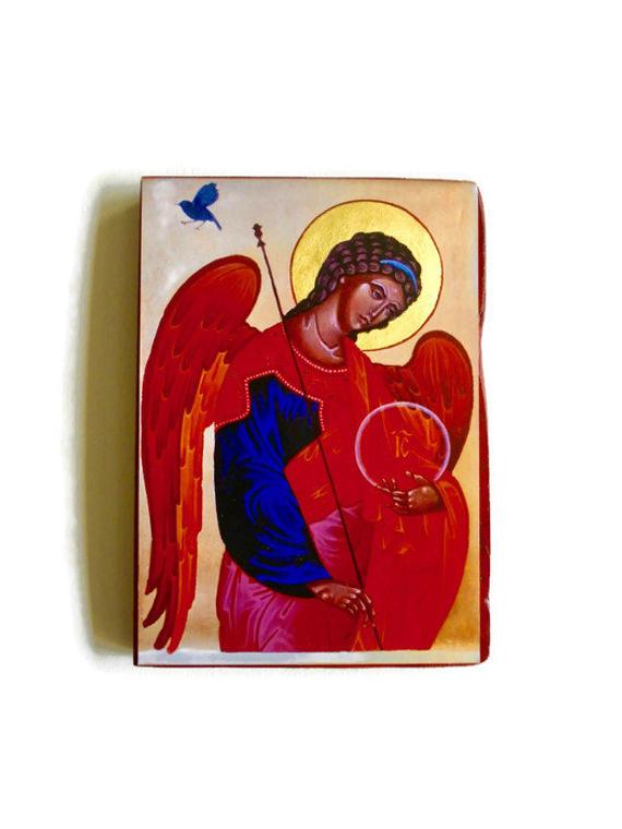 Sacred Icon Of Protecting Angel Digital Print Archangel Etsy 570x760 Sacred Icon Of Protecting Angel Digital Print Archangel Etsy