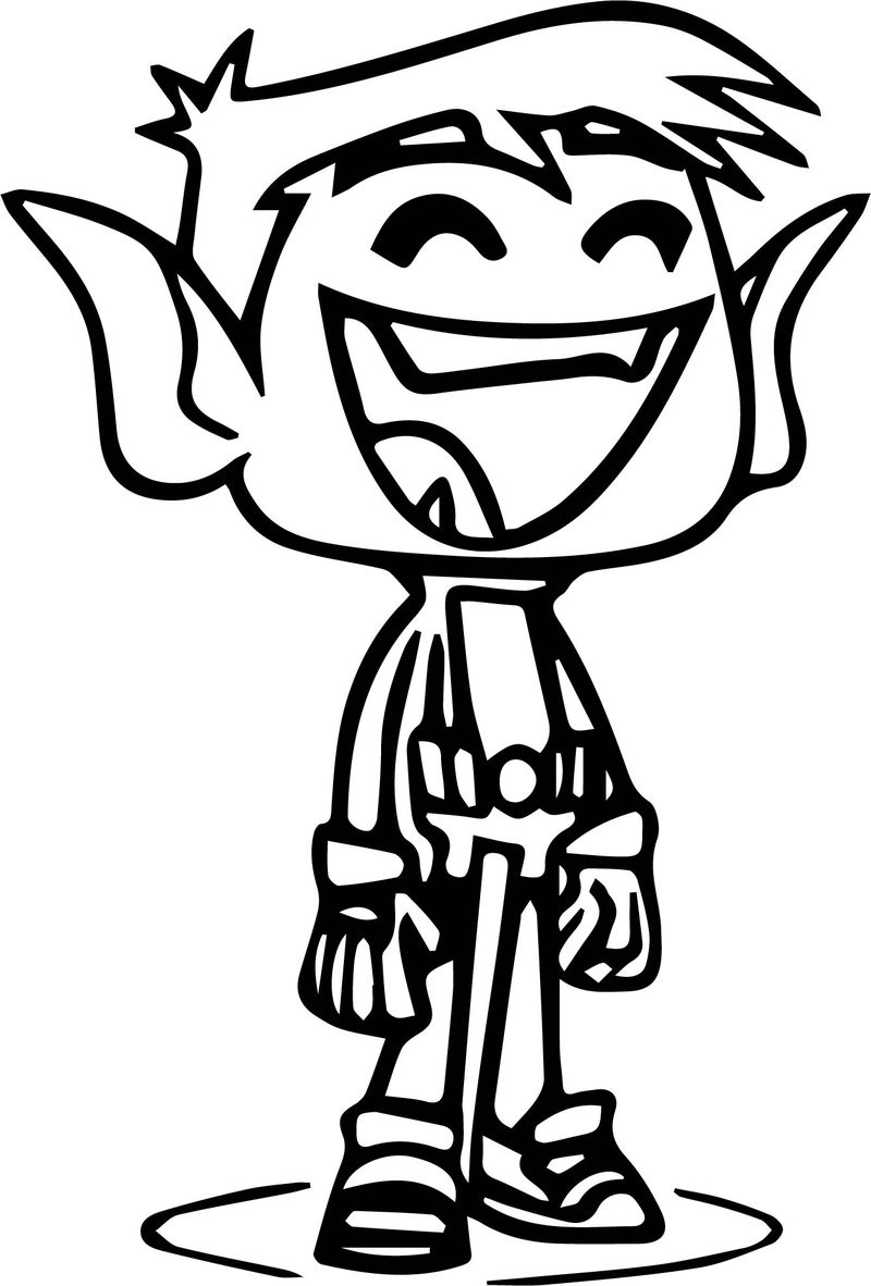 Teen Titans Go Robn Happy Coloring 800x1182 Teen Titans Go Robn Happy Coloring