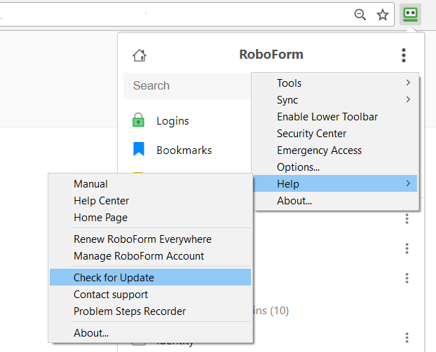 622x503 Updating Your Roboform Software Roboform