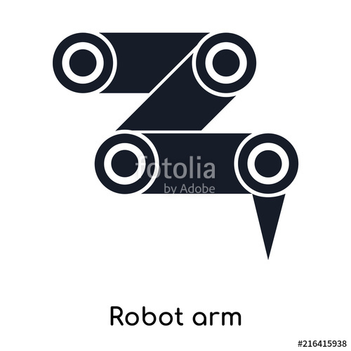 Robot Arm Icons Isolated On White Background Modern And Editable 500x500 Robot Arm Icons Isolated On White Background Modern And Editable
