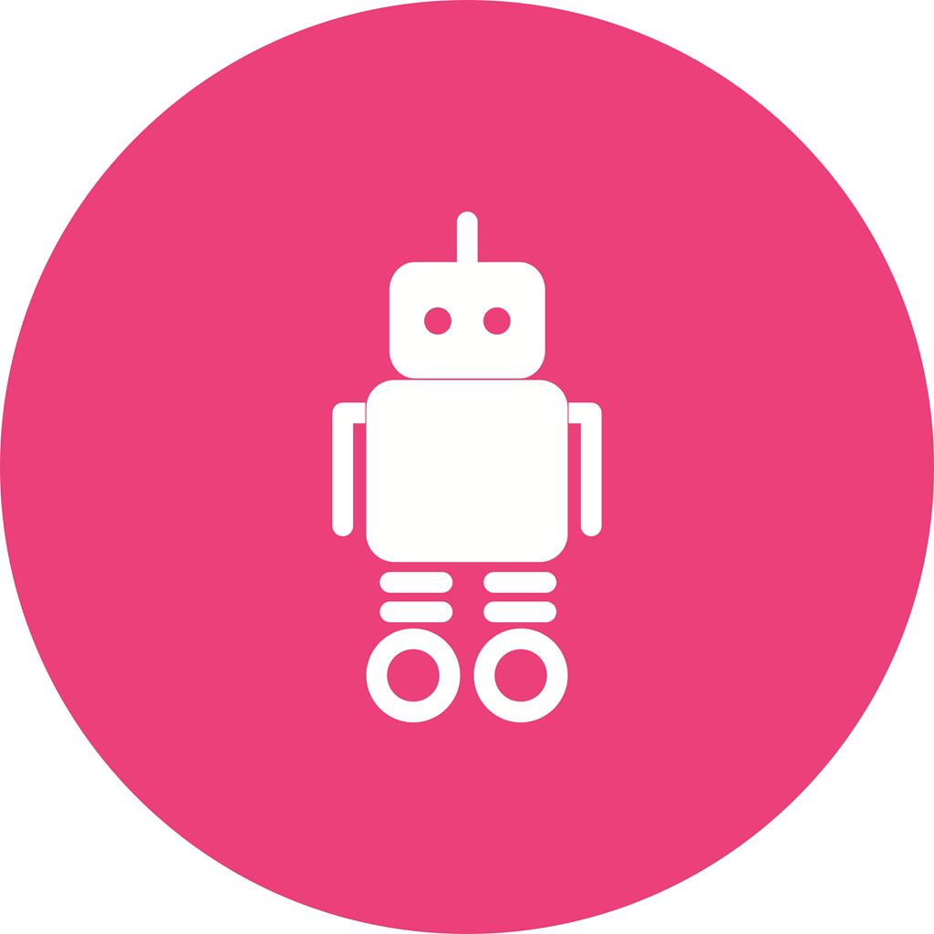 1024x1024 Robot Flat Round Icon