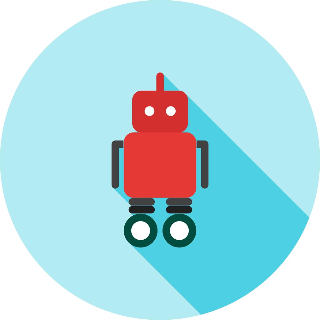 1024x1024 Robot Flat Shadowed Icon