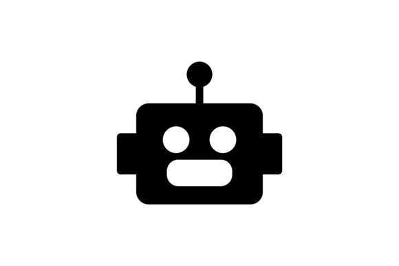 580x386 Robot Icon Graphic