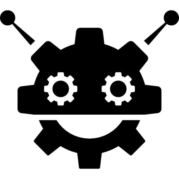 626x626 Robocog Logotip Robota S Zubchataia Forma Golovy Free Icon Stuff