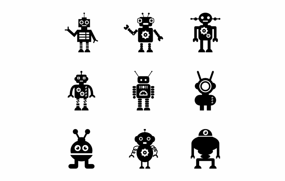 920x585 Robot Icon Vector