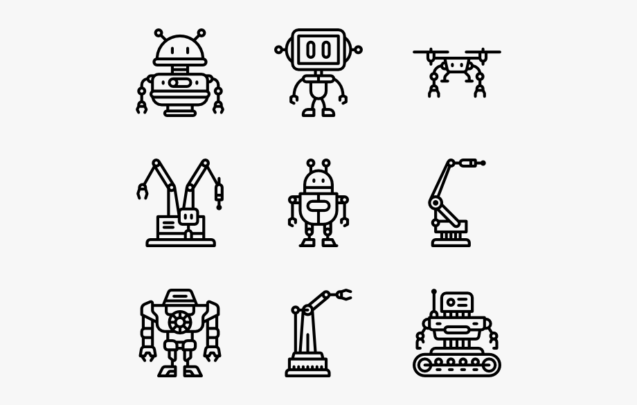 920x585 Android Icons Free Linear Pictograms