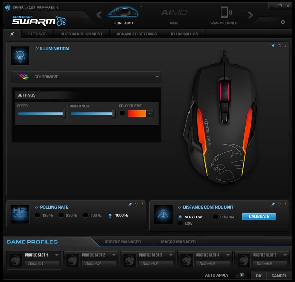 960x916 Roccat Kone Aimo Black Gaming Mouse Canada Computers Electronics