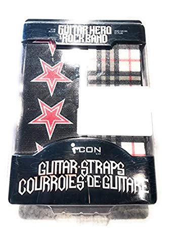 338x450 Icon Guitar Straps For Guitar Hero And Rock Band Red Stars