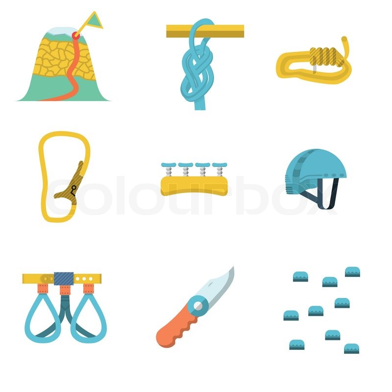 800x800 Set Of Colored Flat Vector Icons For Stock Vector Colourbox