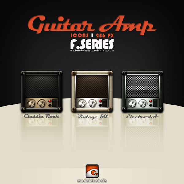 600x600 Guitar Amplifier Icons