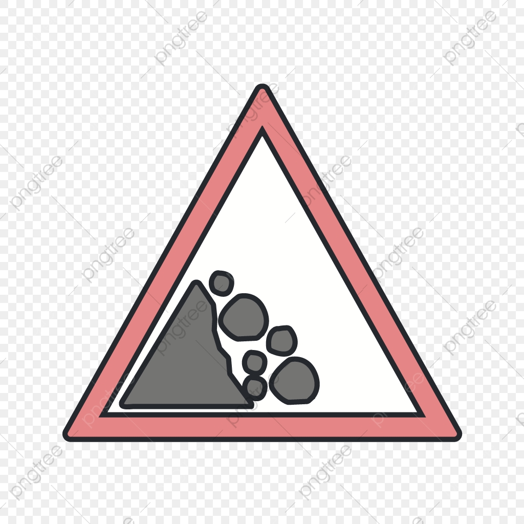 1024x1024 Vector Falling Rock Icon, Falling, Mountain Slide, Rock Png