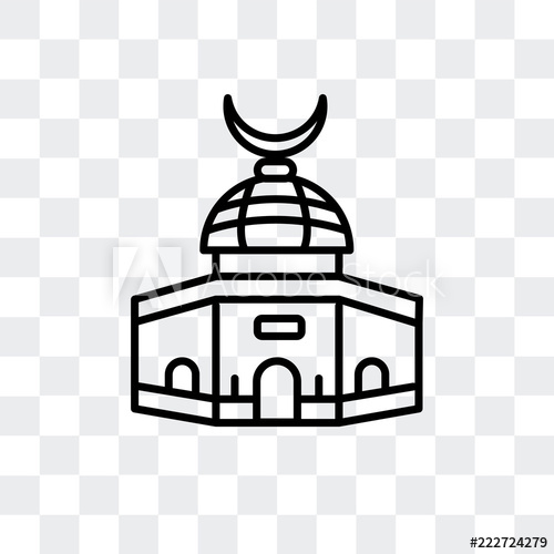 500x500 Dome Of The Rock Icon Isolated On Transparent Background Modern