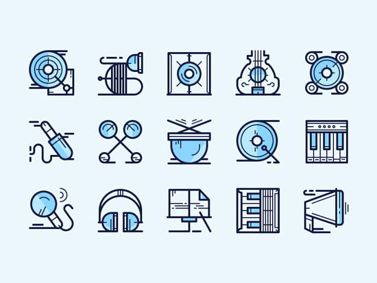 550x413 Free Vector Rock Music Icons Free Icons Icon Set, Music Icon