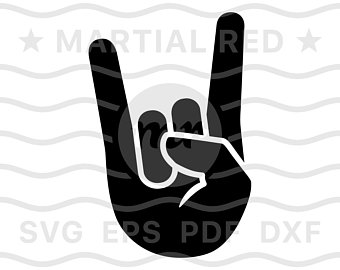 340x270 Rock Hand Symbol Etsy