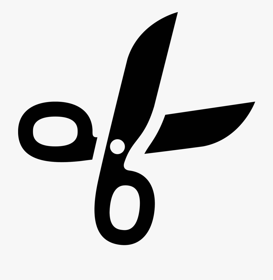920x941 Clip Art Black And White Cut Clipart Scissors Icon