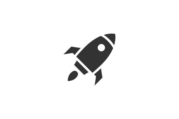 580x386 Rocket Icon Graphic