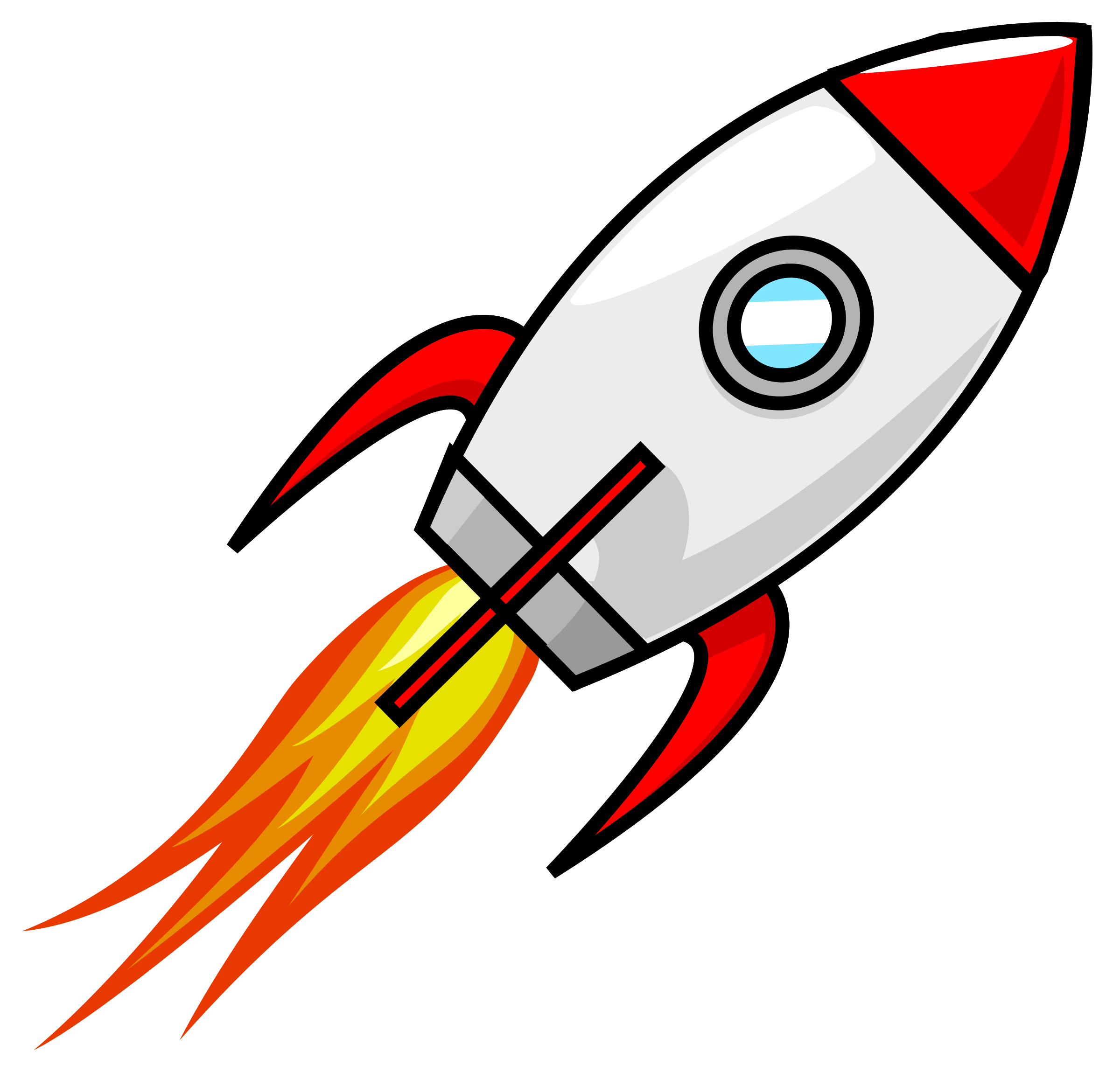 2400x2298 Rocket Clip Art