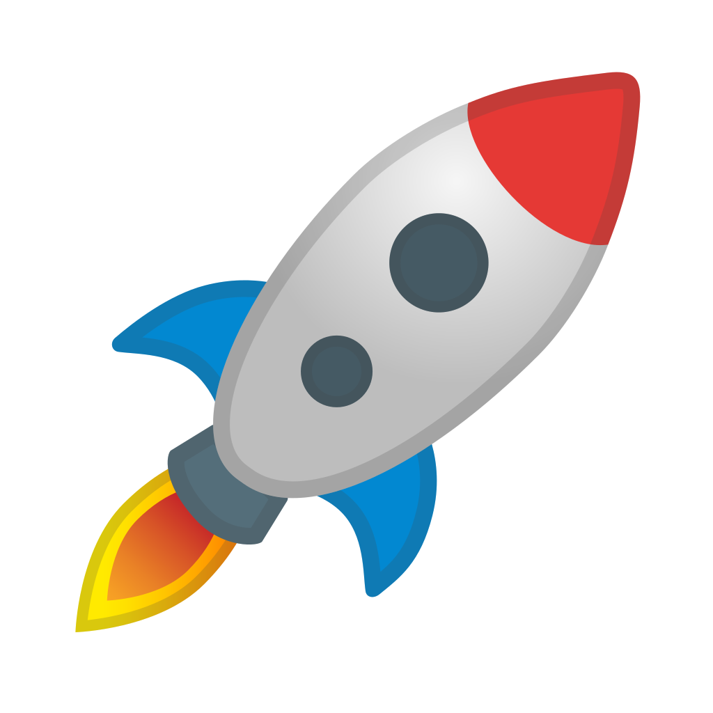 1024x1024 Rocket Icon Noto Emoji Travel Places Iconset Google