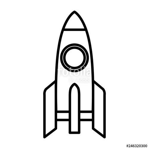 500x500 Rocket Launcher Isolated Icon Stock Image And Royalty Free Vector
