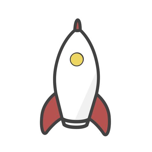 490x490 Illustration Of A Rocket Ship Icon