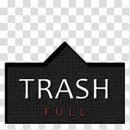 256x256 Icons For Rocketdock, Trashfull, Trash Full Folder Icon