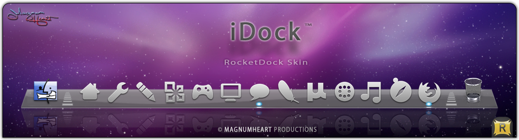 rocketdock icons black