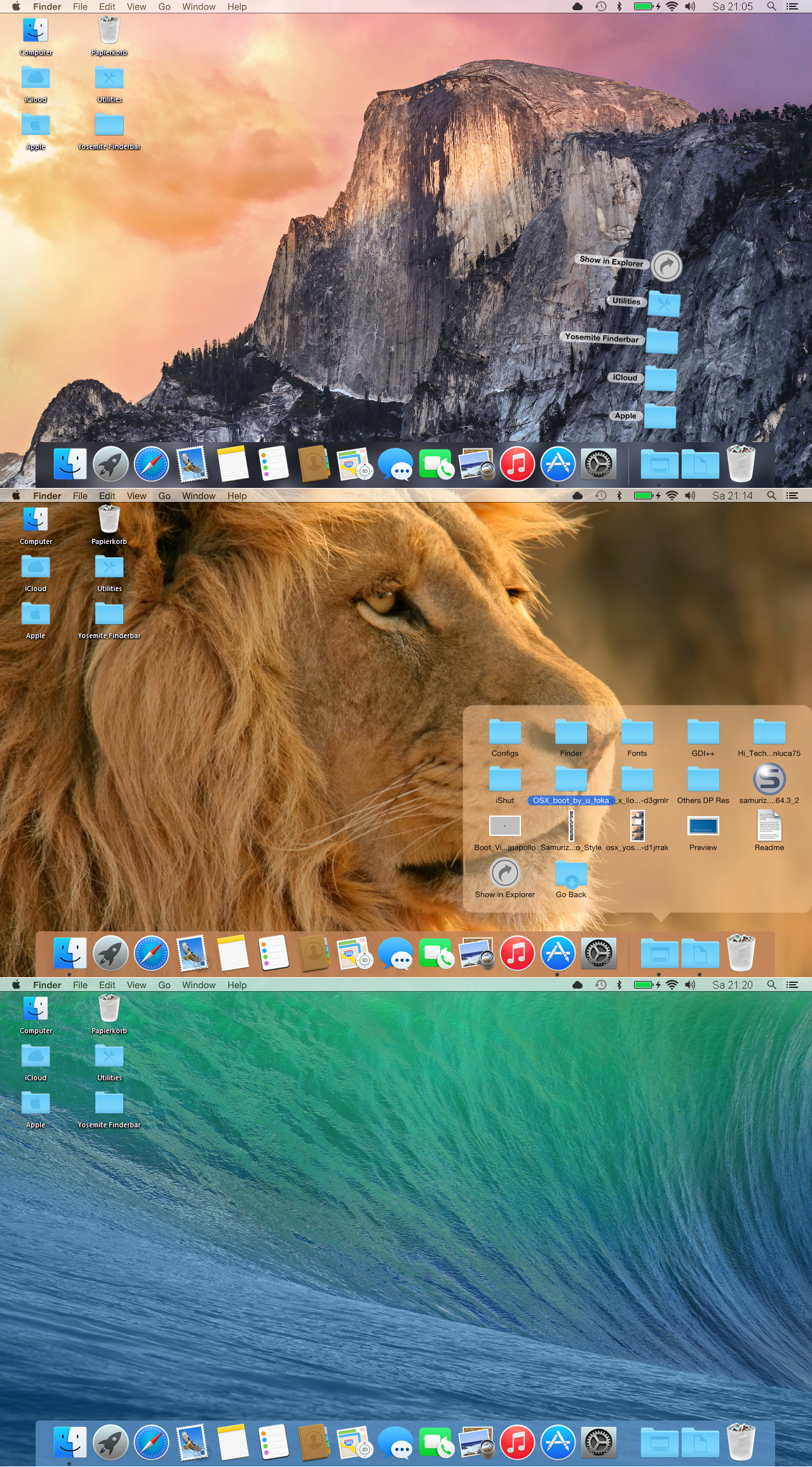 make one icon large on mac desktop