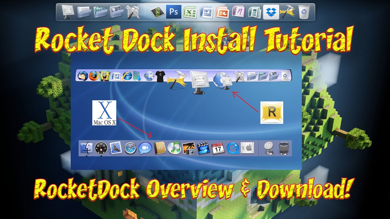 mac pro dock rocket icons