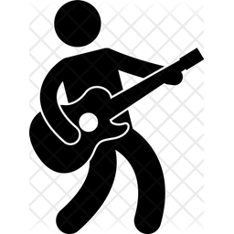 256x256 Rockstar Icon Of Glyph Style