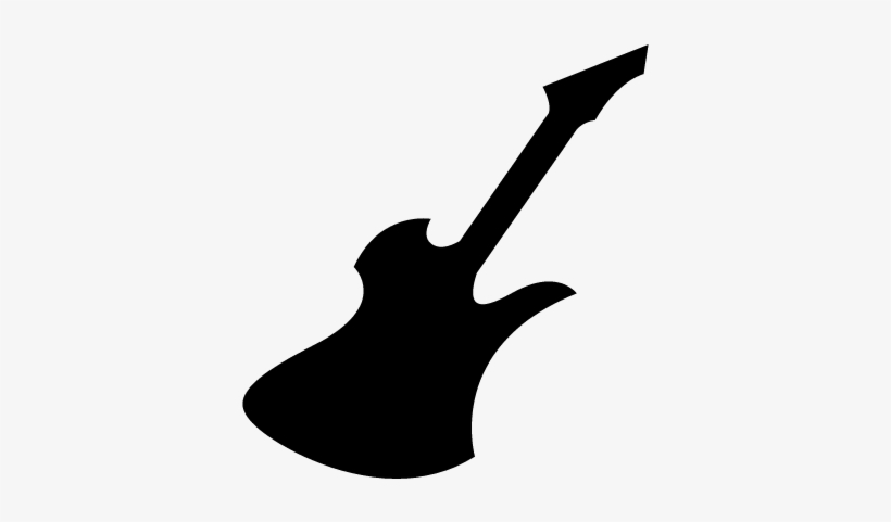 820x481 Rockstar Electric Guitar Silhouette Vector